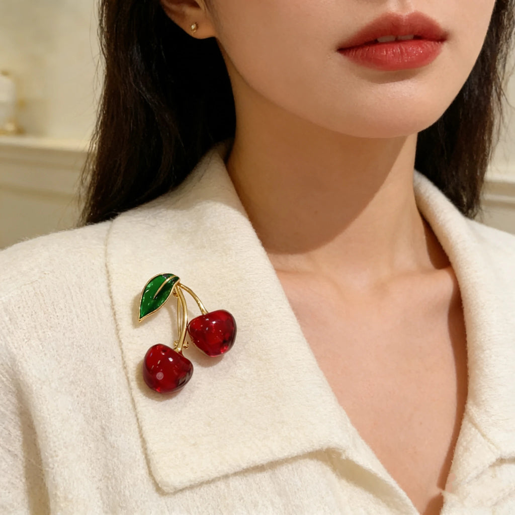 Cherry Brooche