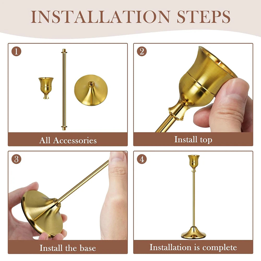 Set of  Taper candle Holders