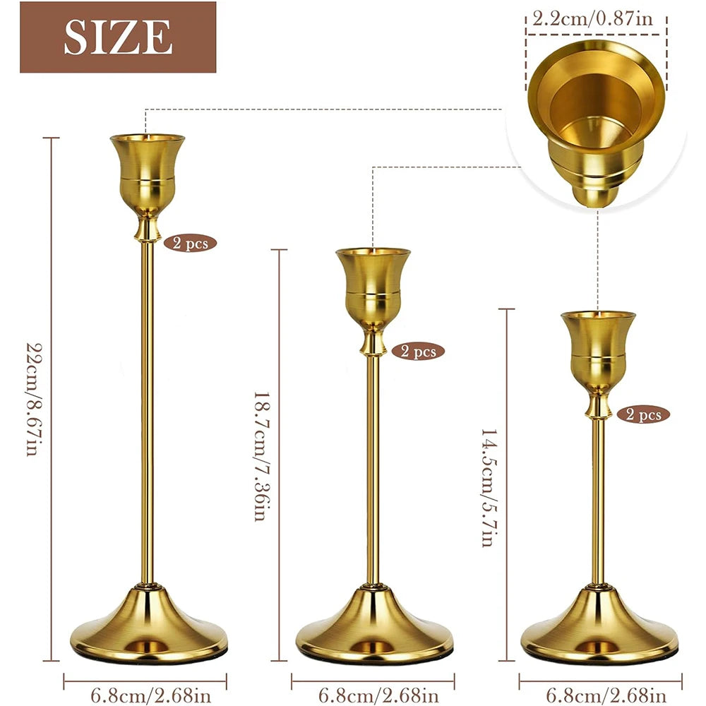 Set of  Taper candle Holders