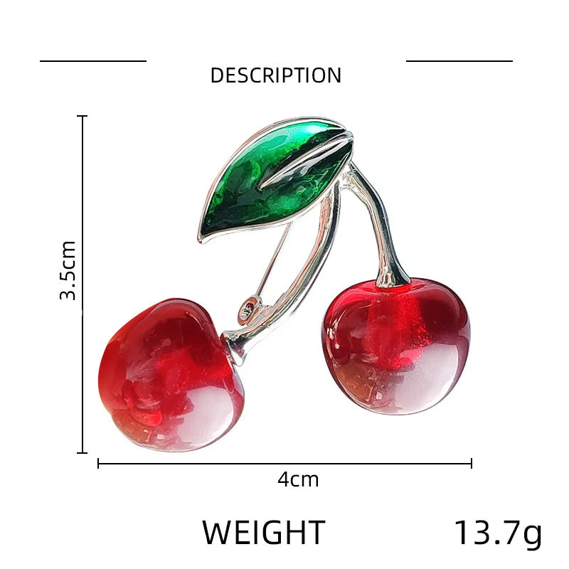 Cherry Brooche